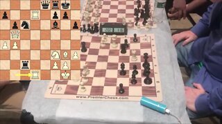 Danilo Cuellar FIDE 2116 vs GM Michael Rohde USCF 2550, 3 0 minute blitz, Game 3