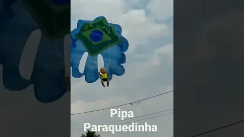 Pipa Paraquedinha, Kite toy parasail.