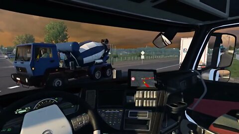 euro truck simulator 2 1.44 volvo(Romania with heavy trailer)#5