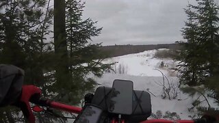 Snow Biking to the Lookout ( Framed Minnesota 2.2 )