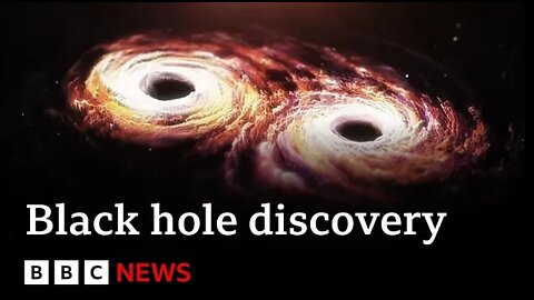 Scientist pickup shock waves from colliding galaxies.