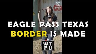 Eagle Pass Texas Border Made Out Of Shipping Containers?