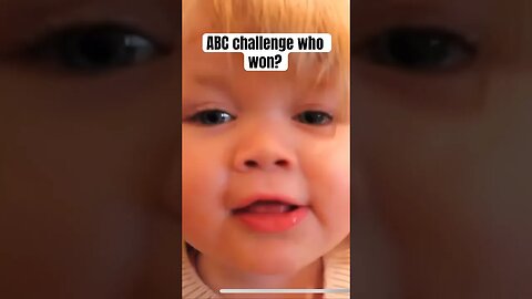 ABC challenge who’s the winner? #funny #abcdsong