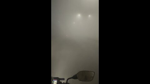 Driving through fog 😲😲