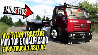 ▶️ VOLKSWAGEN TITAN TRACTOR EURO TTRUCK SIMULATOR 2 1.44 1.43