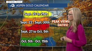 Your latest Colorado fall colors viewing forecast