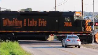 Wheeling & Lake Erie Mixed Freight Train from Lodi, Ohio September 7, 2021