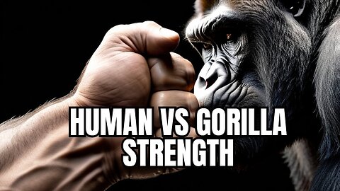 GORILLA VS HUMAN I How Much More Power Does a Gorilla Have Than a Human?