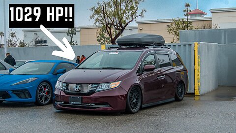 1000 HP Honda Odyssey by BISIMOTO at Brekkie Car Meet!