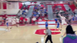 Gym erupts after Canton High senior hits game-winning shot from half court