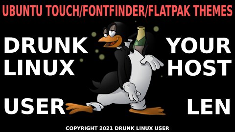 UBUNTU TOUCH/FONTFINDER/FLATPAK THEMES