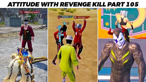 Attitude Revenge Kill With Max Poseidon X-Suit 😈 - Pubg New Update - Part 105 | Xbot 2.0