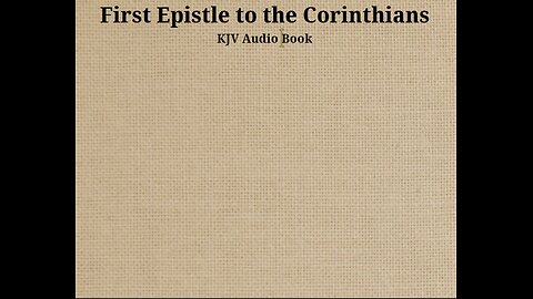 1 Corinthians - Ch 1 - KJV