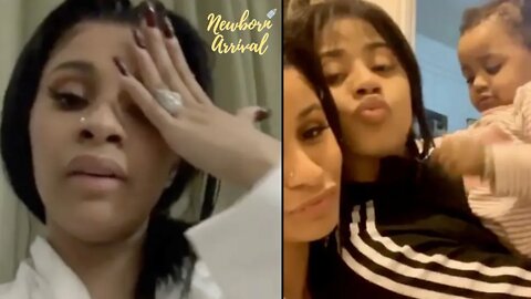 Cardi B Helps Niece With Homework During Mommy Duty! 👩🏽‍🎓