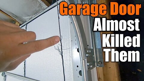 Garage Door Cable Almost Killed Me | Handyman Saves The Day | THE HANDYMAN |