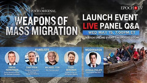 EPOCH TV | Crossroads: ‘Weapons of Mass Migration’ Live Panel Q&A
