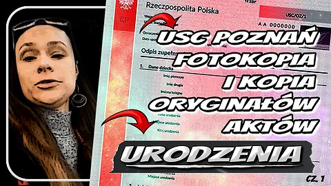 USC Poznań fotokopia i kopia oryginałów aktów urodzenia cz.1 2023 11 23