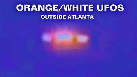 Two Bright Orange UFOS Outside Atlanta Georgia #shorts #short #shortsvideo #viral #video #trending