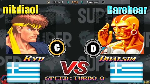 Super Street Fighter II Turbo: New Legacy (nikdiaol Vs. Barebear) [Greece Vs. Greece]