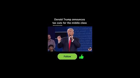 2nd Presidential Debate 2016: Donald Trump announced tax cuts for the middle class