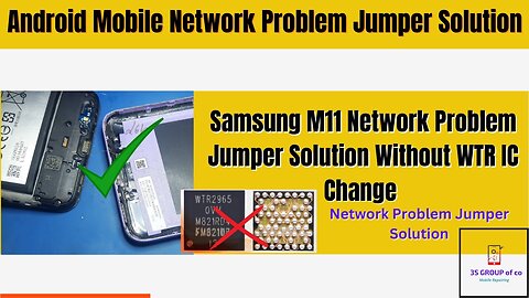 Android Mobile Network Problem Jumper Solution || Samsung m11 network problem solution