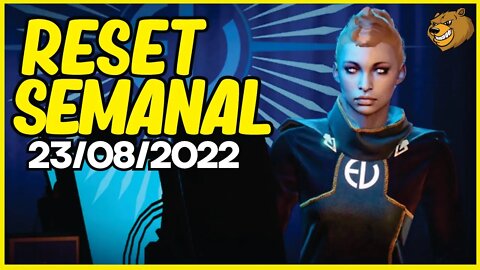 DESTINY 2 │ 1 RESET SEMANAL DA 18 TEMPORADA 23/08/2022