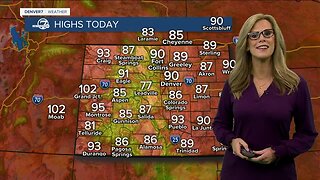 Warmer weather today across Colorado