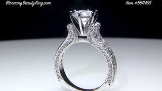 BBR-455E Custom Designer Engagement Ring