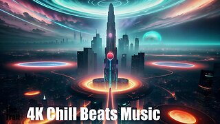 Chill Beats Music - House Golden Moments | (AI) Audio Reactive Cyberpunk | Cyber City