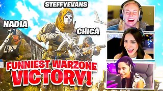 FUNNIEST Warzone 2 Victory W/ Nadia & Chica