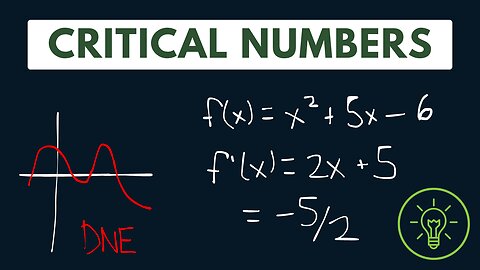 How to Find Critical Numbers of a Function