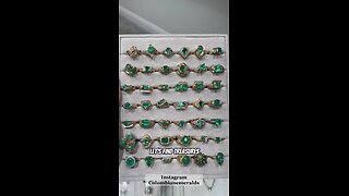 In trend stylist modern vintage antique boho emerald diamond fine jewelry rings 2023 & 2025