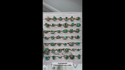 In trend stylist modern vintage antique boho emerald diamond fine jewelry rings 2023 & 2025