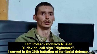 Ukrainian POW Describes the Horror of His Battalion - No One Wants To Fight - Massive Losses