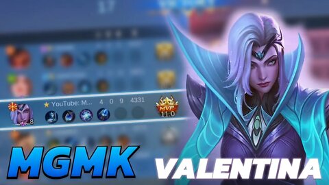 Carry with MLBB New Hero Valentina - MVP Gameplay by MGMK - MLBB