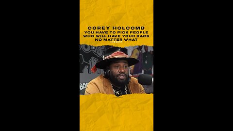 #coreyholcomb You have to pick people who will have ur back no matter what🎥 @bigboysneighborhood