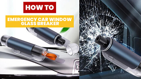 How to Break Windows in an Emergency Car Breakdown