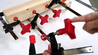 More ergonomic bar clamp handles