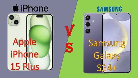 iPhone 15 Plus VS Samsung Galaxy S24+ | Full comparison | @technoideas360