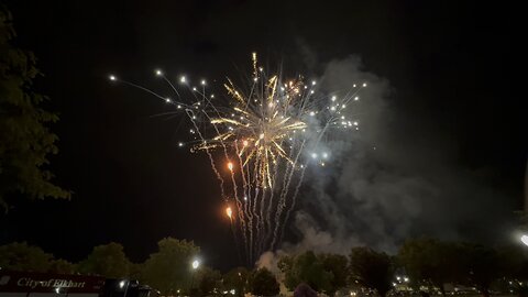 Elkhart Jazz Festival fireworks