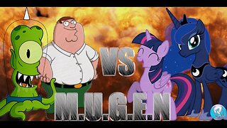 MUGEN - Request by Twilight Sparkle - Peter & Kang VS Princess Luna & Alicorn Twilight Sparkle