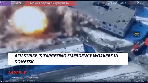 A Ukrainian militant strike is targeting emergency workers in Donetsk | Ukraine War