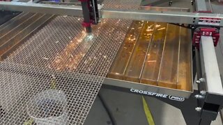 Cutting Expanded Metal on my Crossfire Pro CNC Plasma Table