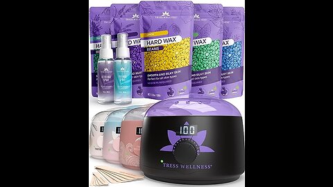 Tress Wellness Waxing Kit for hair removal