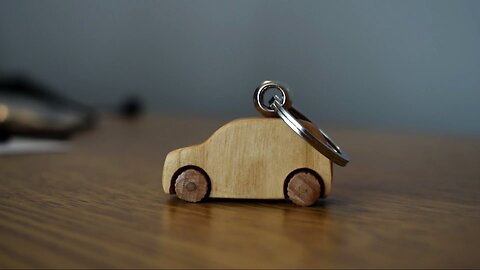 Making Wooden Car Keychain