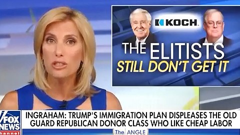 Laura Ingraham slams Koch brothers for defying Trump.