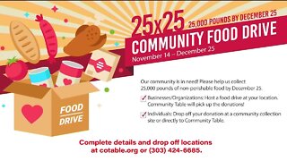 Food Drive Through December 25th // Community Table