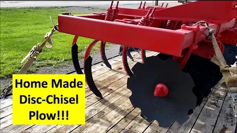Home Made Disc-Chisel Plow! Fabrication for quick attach & Daily VLOG!