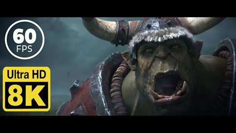 Warcraft III: Reforged Cinematic Trailer 8K 60 FPS (Upscale with Machine Learning AI)