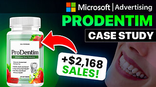 Microsoft Ads Case Study - [PRODENTIM] - $2,168 In Sales With DIRECT LINKING?!